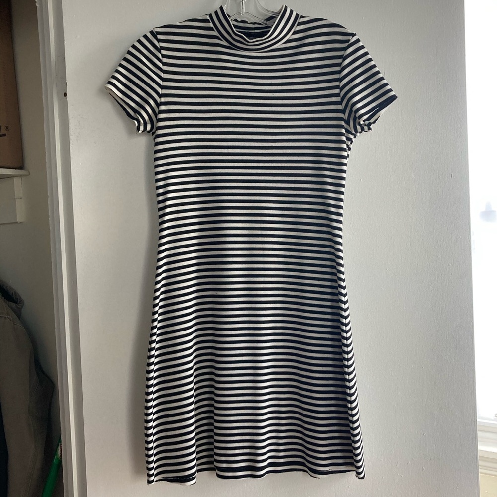 Reformation striped mini dress